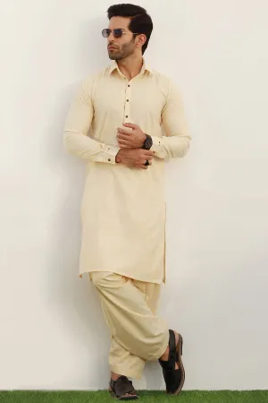 Pastel Beige Kameez Shalwar - P22 - MKS002R