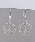 Petite Peace Earrings