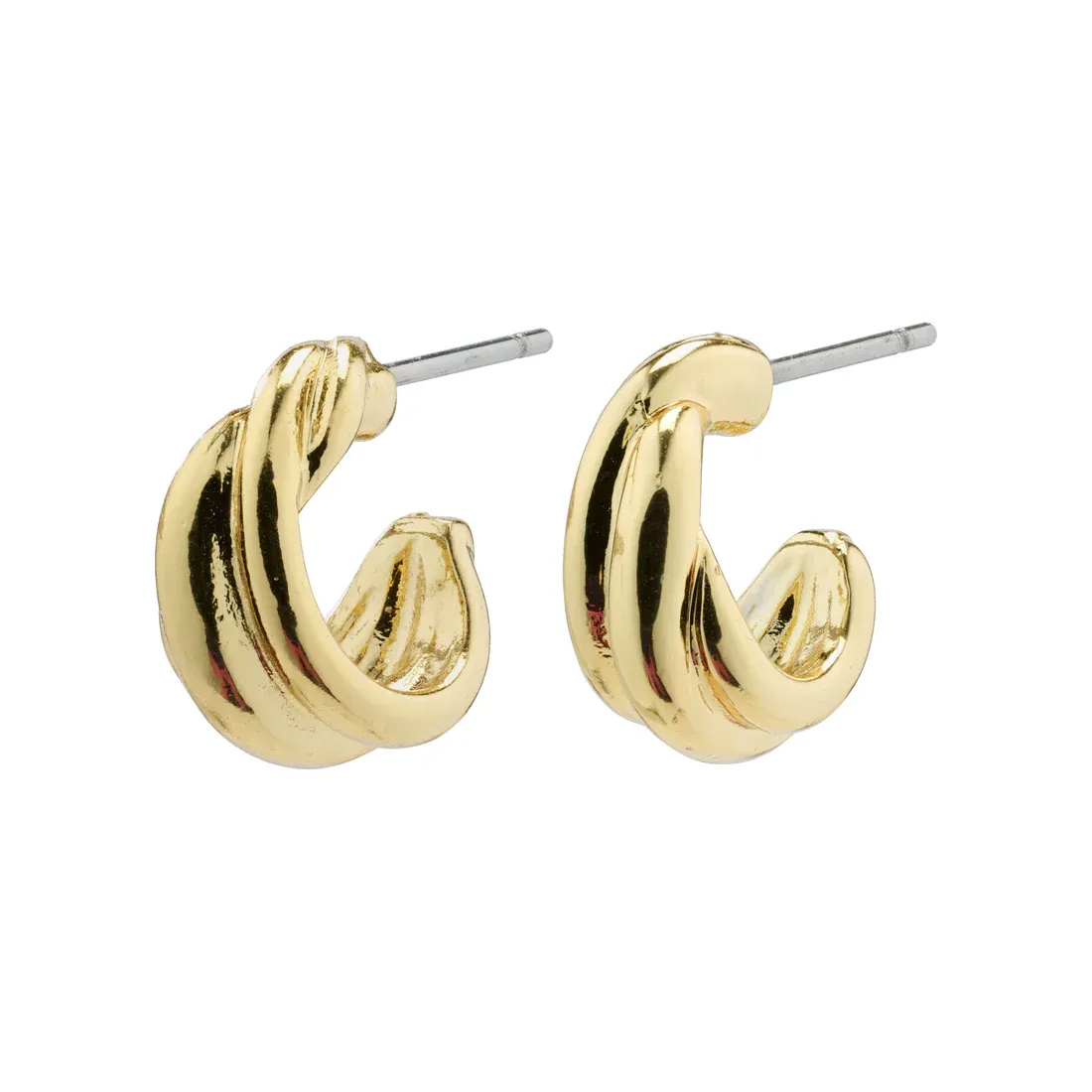 Pilgrim - Jonna Twirl Huggie Hoop Earrings - Gold