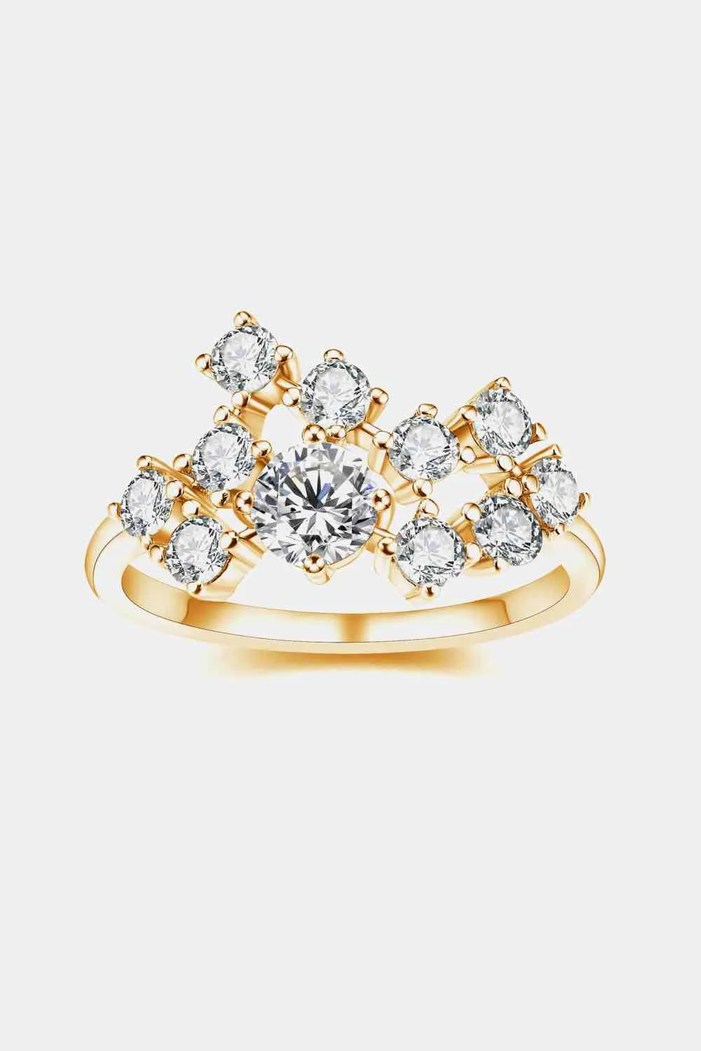 Princess 1.2 Carat Moissanite 925 Sterling Silver Ring