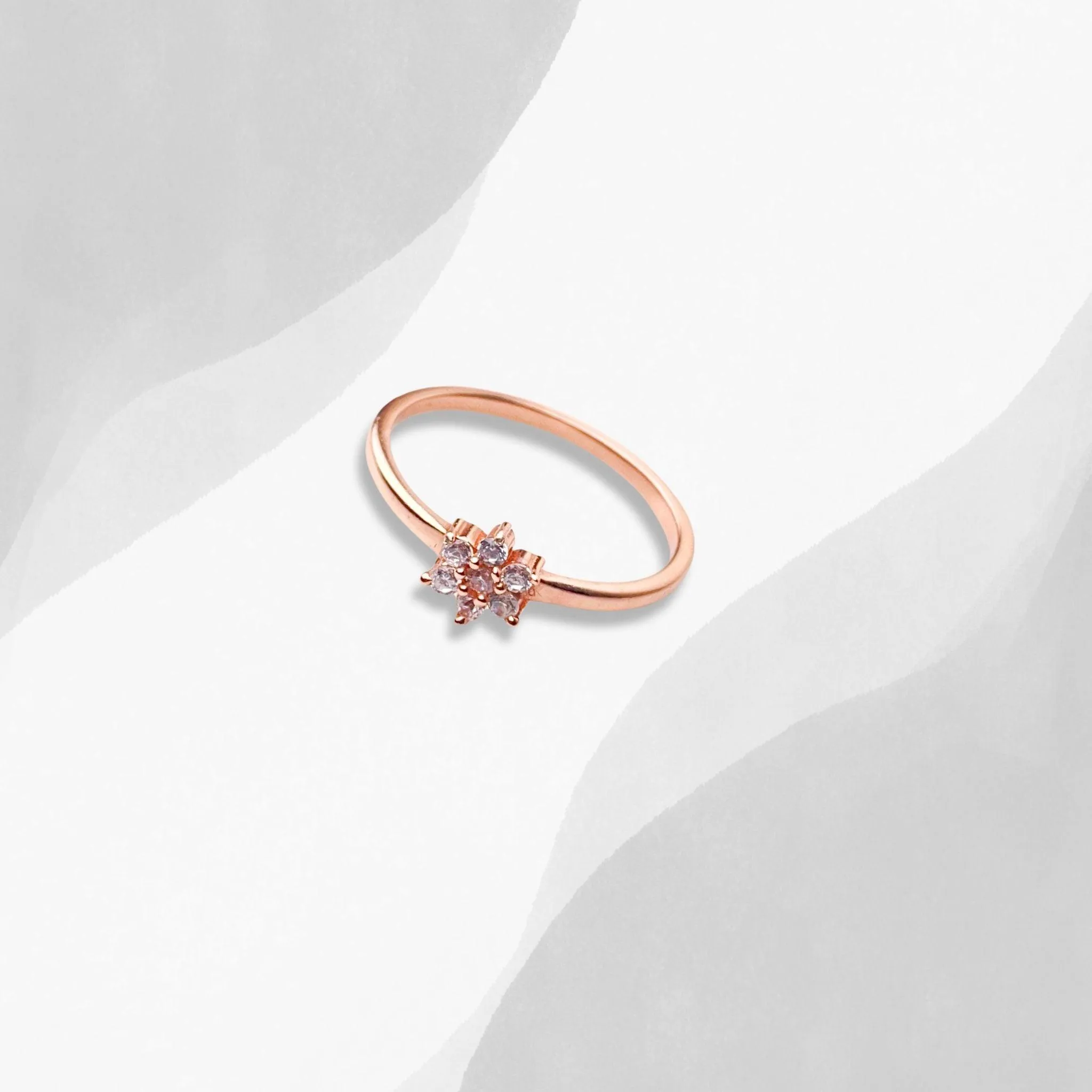 rose gold Twinkle Twist Ring