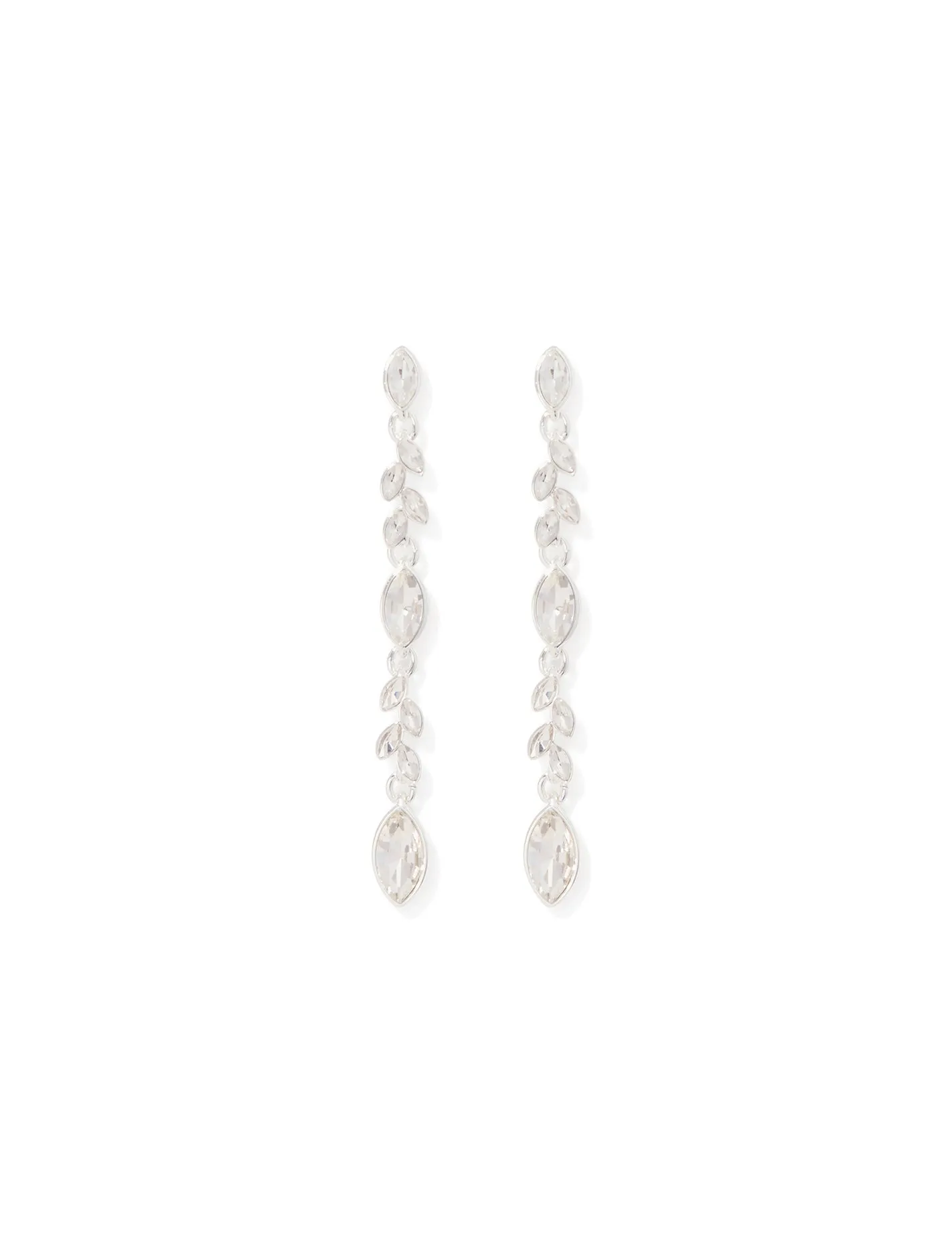 Ruby Fine Stone Drop Earrings