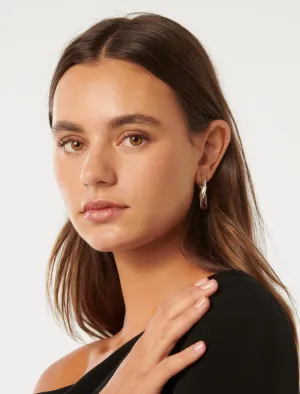 Signature Layla Large Link Earrings