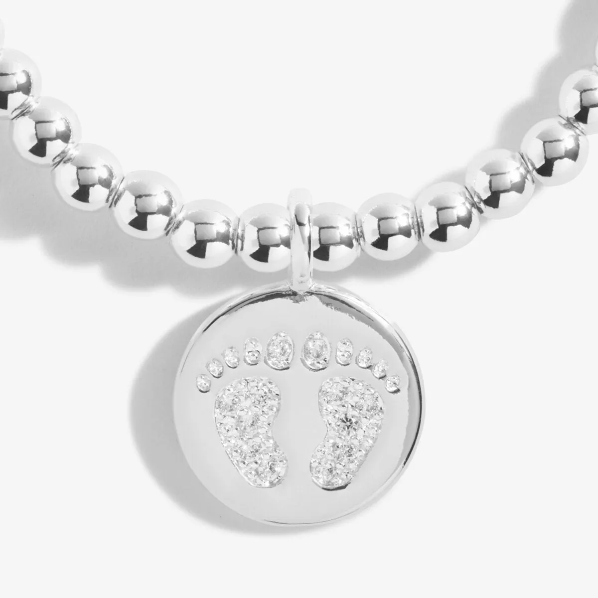 Silver Bracelet 'A Little Baby On The Way'