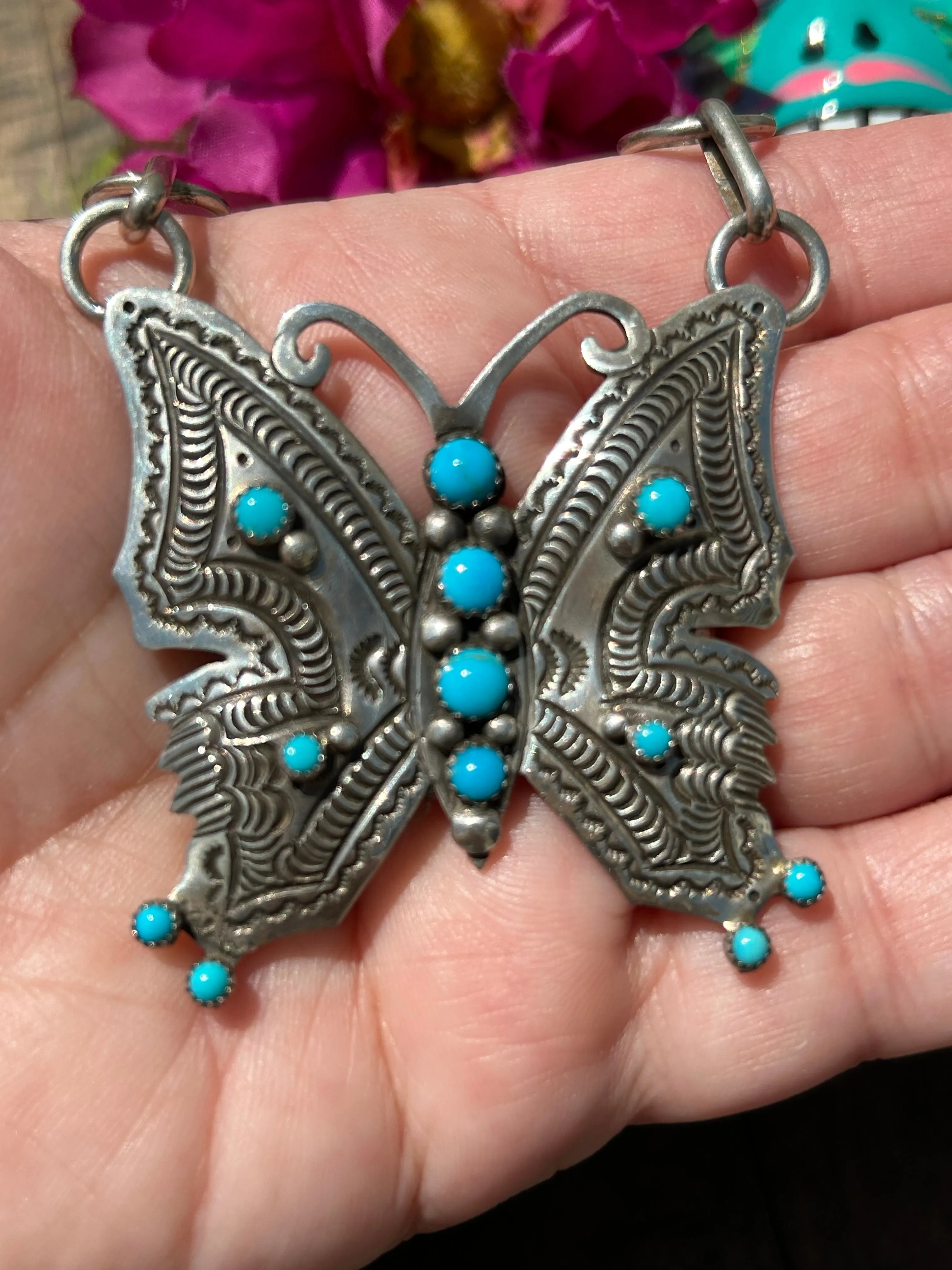 Sleeping Beauty Butterfly Necklace