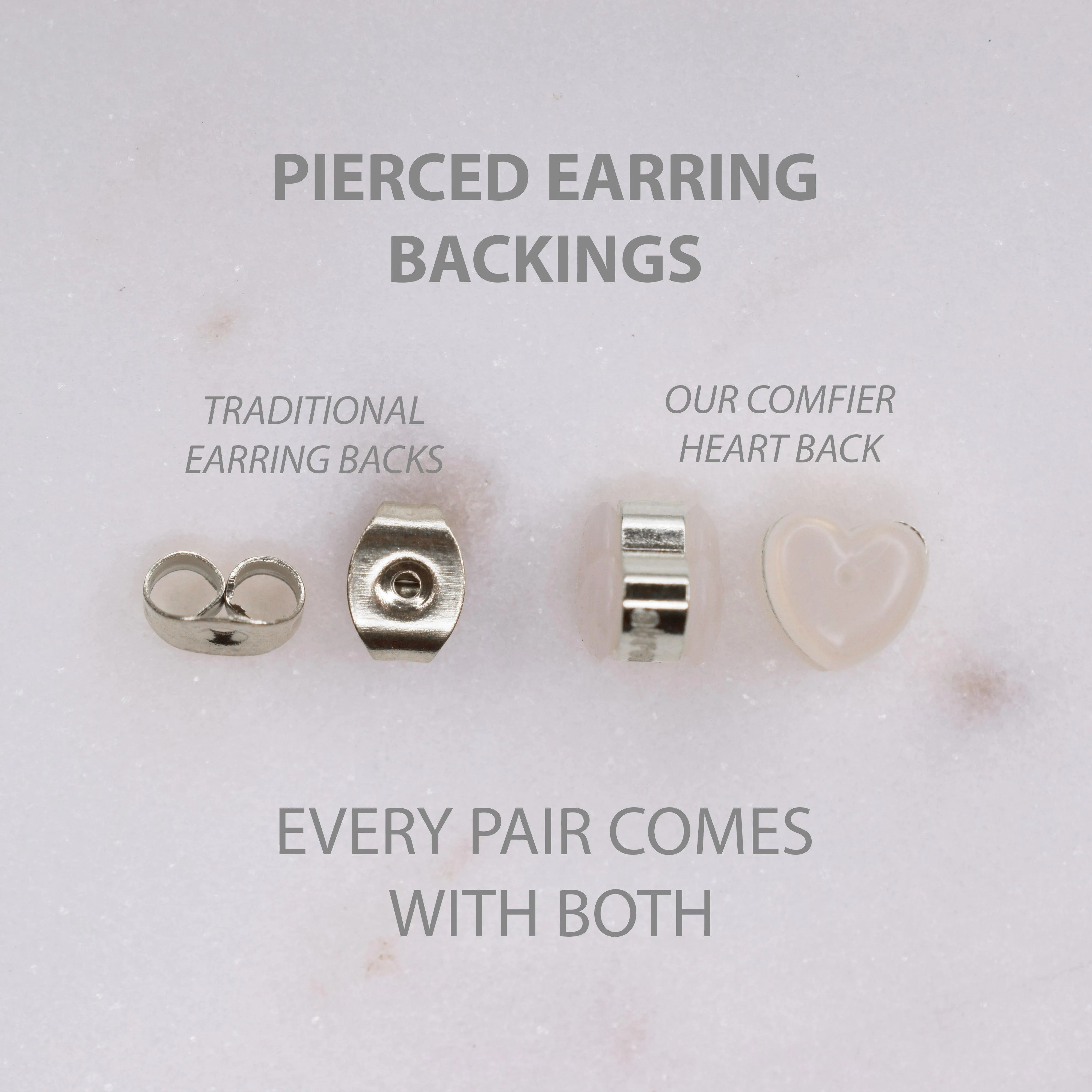 SMALL RHINESTONE STUD EARRINGS IN SILVER