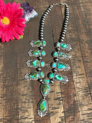 Sonoran and Sterling Pearl Necklace
