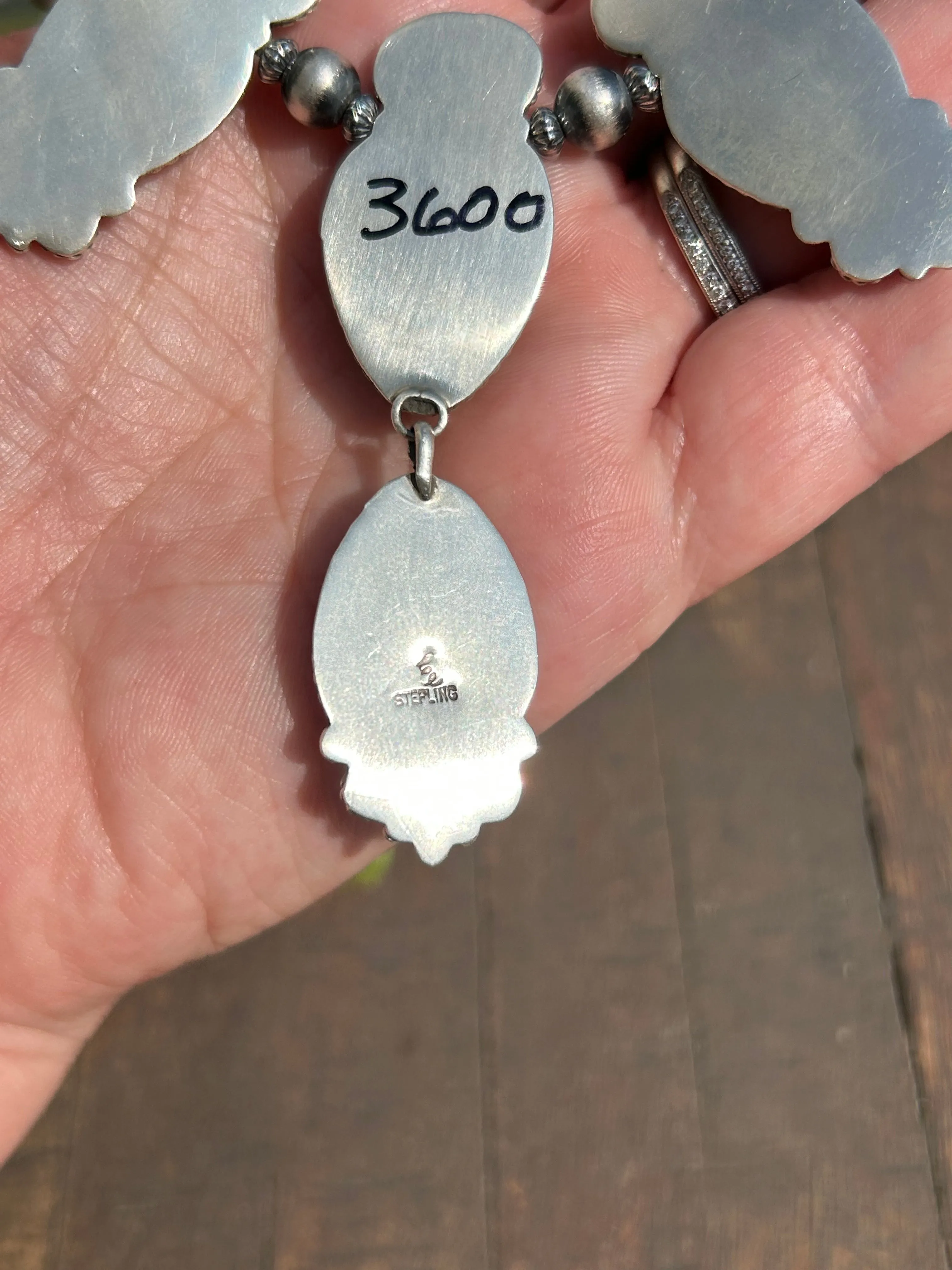 Sonoran and Sterling Pearl Necklace
