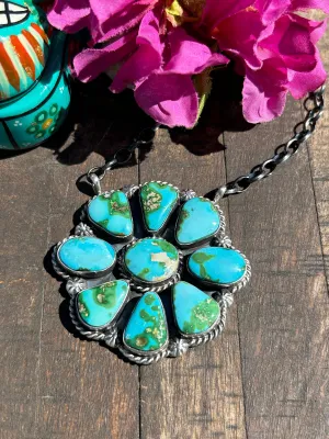 Sonoran Turquoise Cluster Necklace #2