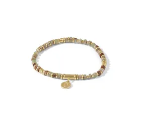 Spartina Natural Disk Stretch Bracelet