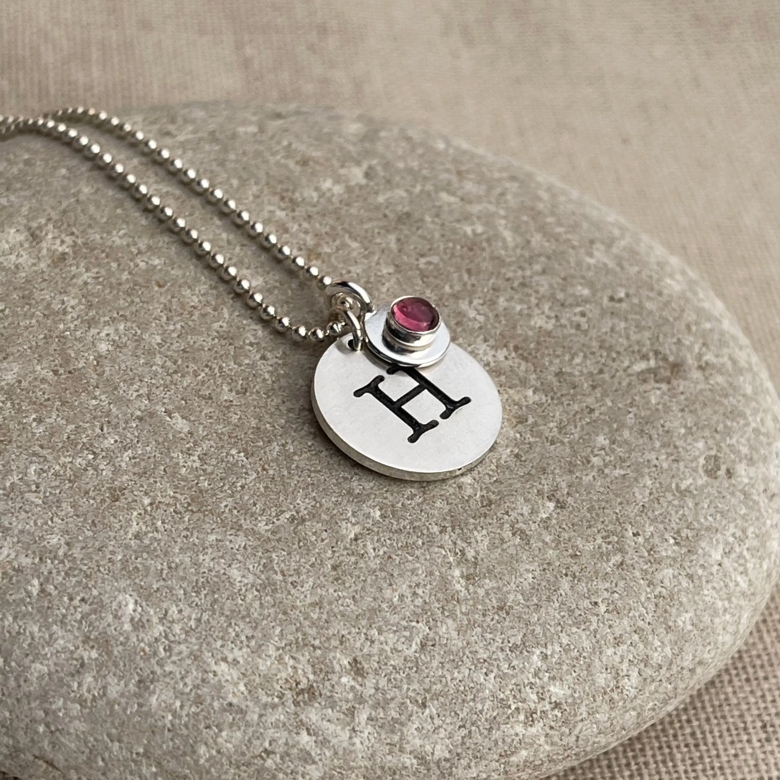 Sterling Silver Initial Charm