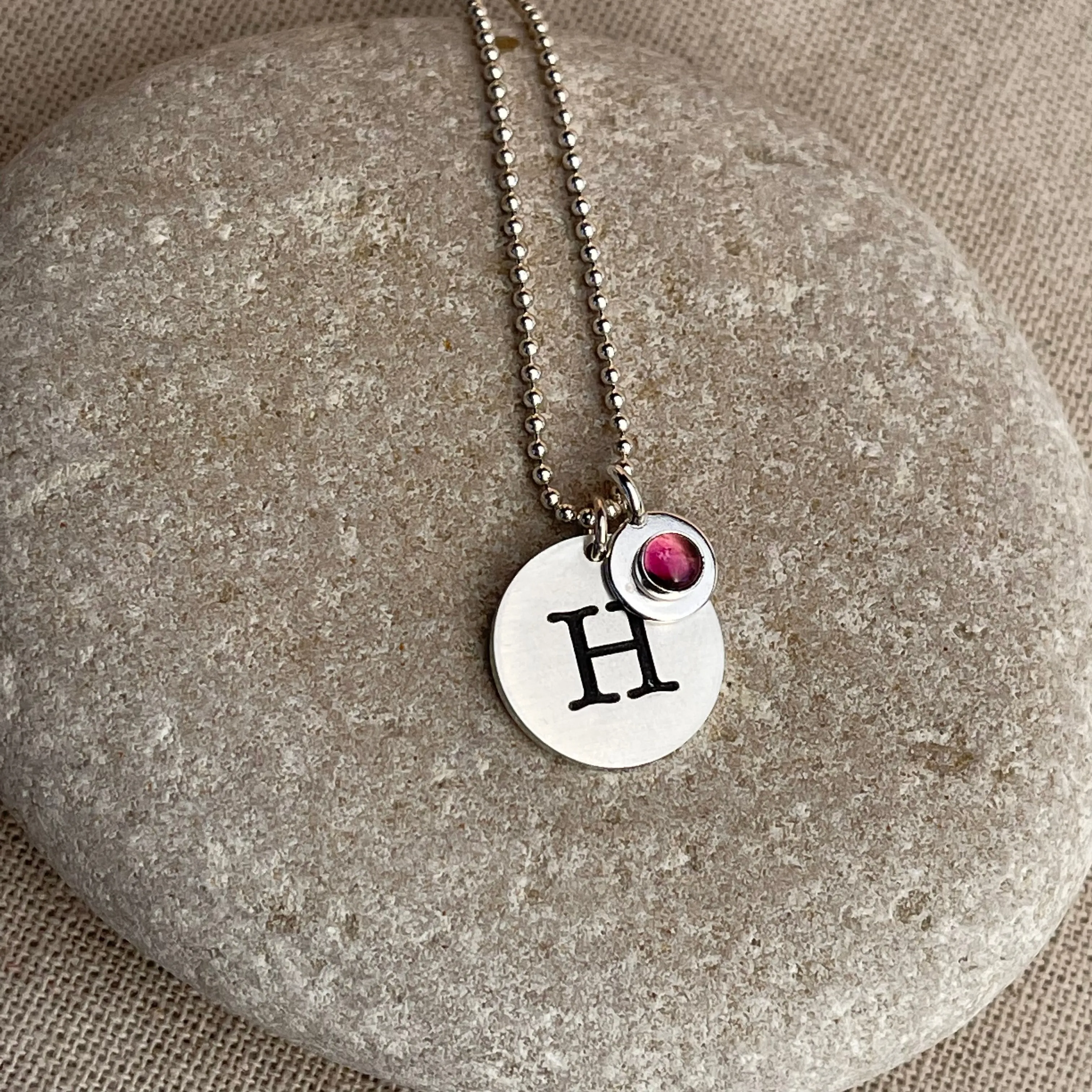 Sterling Silver Initial Charm