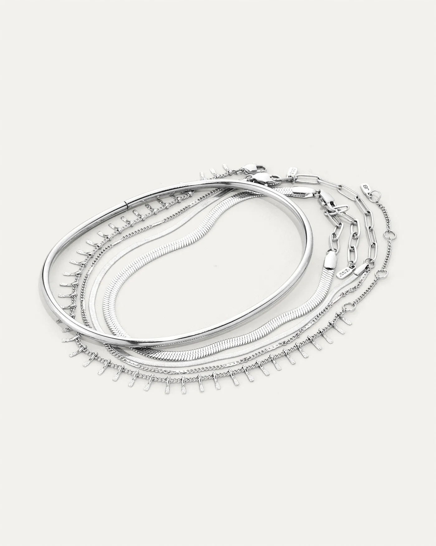 The Statement Anklet Stack