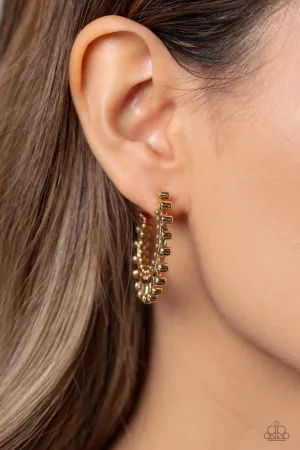 The Way You Make Me WHEEL Gold-Earrings