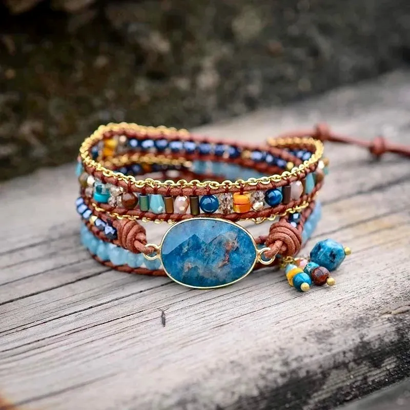TIBET  NATURAL STONES BRACELET