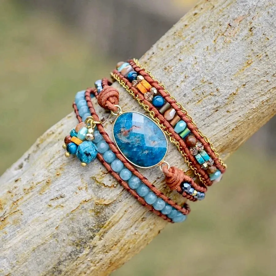 TIBET  NATURAL STONES BRACELET