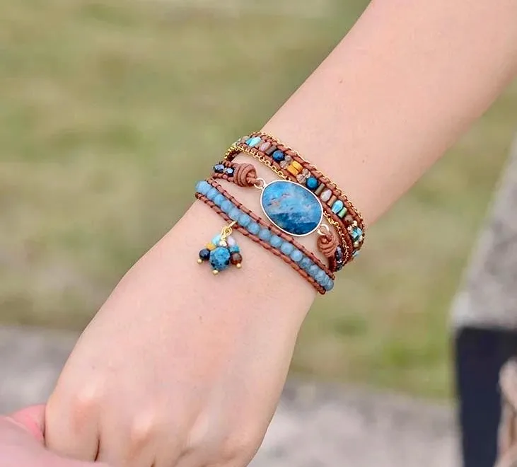 TIBET  NATURAL STONES BRACELET