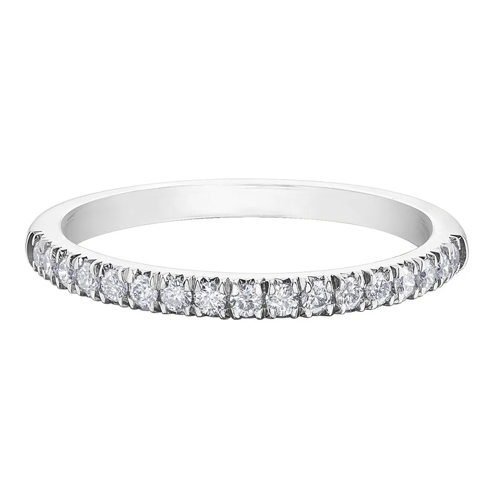 Timeless Diamond Half-Eternity Wedding Band