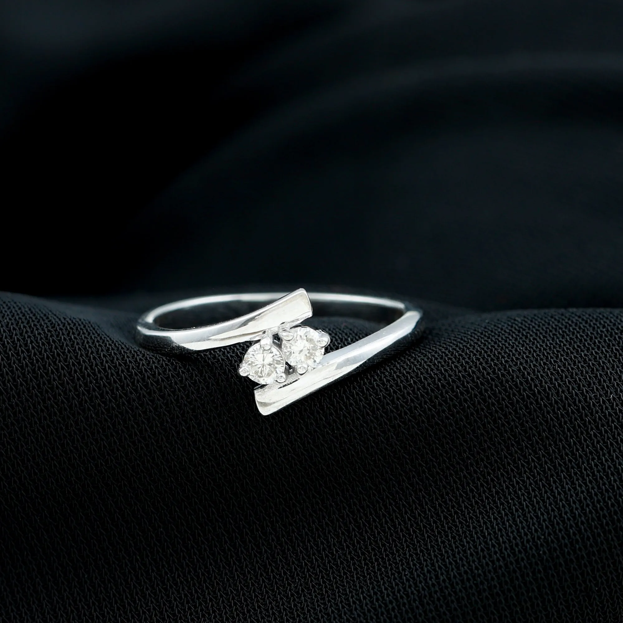 Toi Et Moi Diamond Bypass Promise Ring