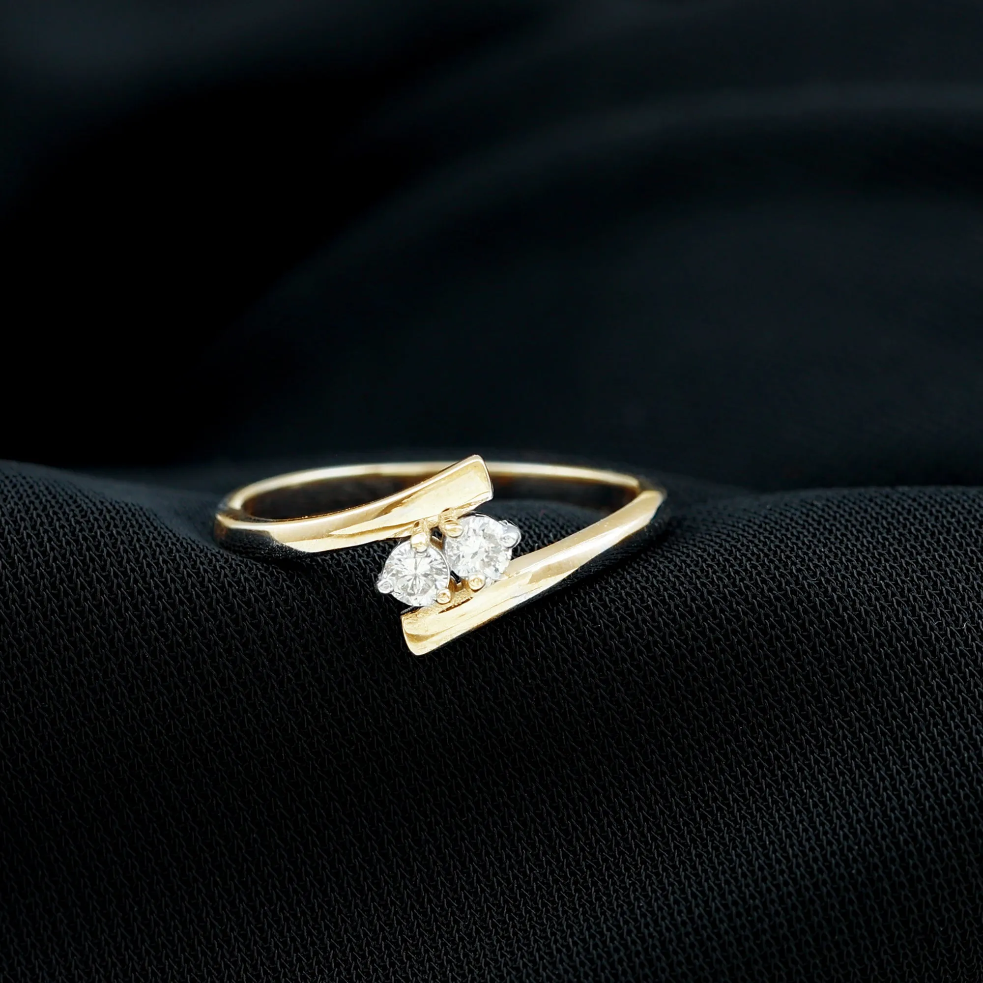 Toi Et Moi Diamond Bypass Promise Ring