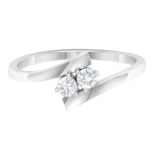 Toi Et Moi Diamond Bypass Promise Ring