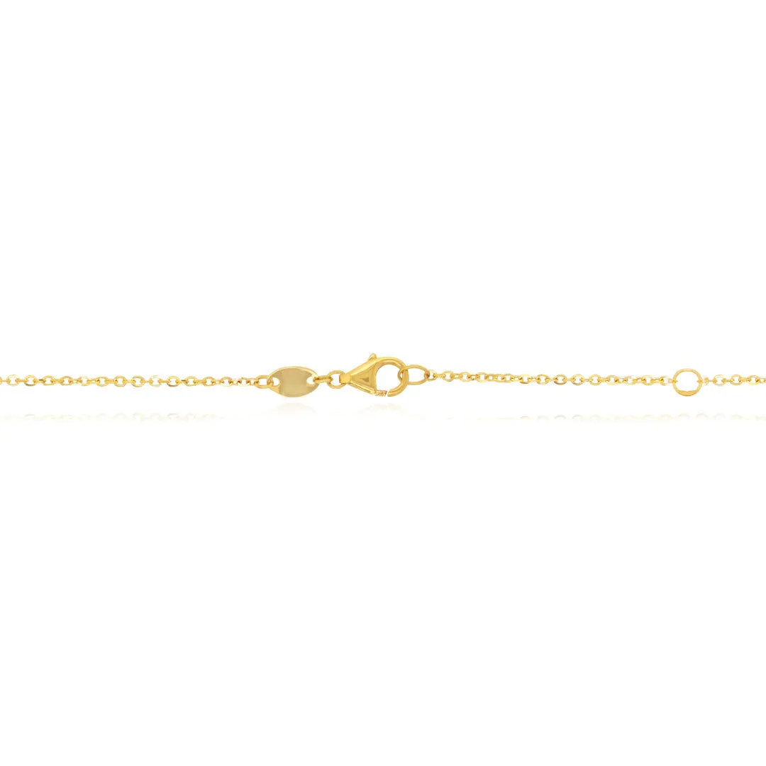 Turquoise Bar Chain Necklace