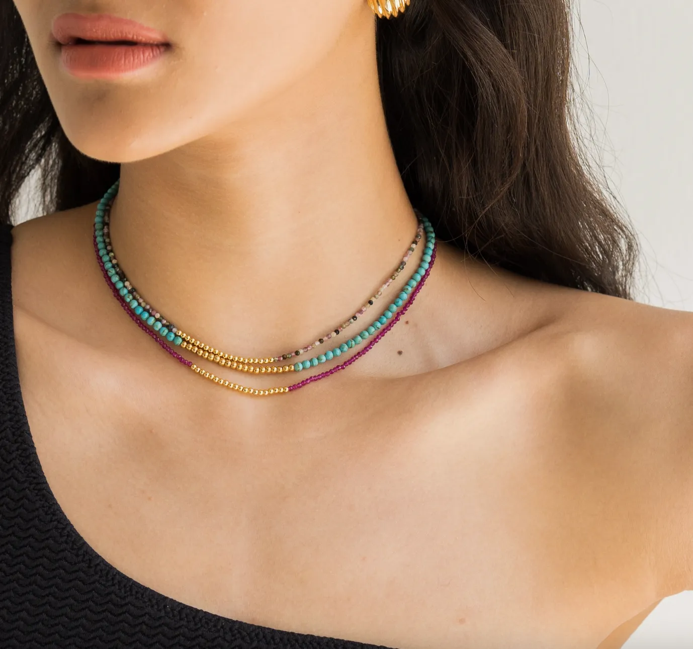 Turquoise Bead Necklace
