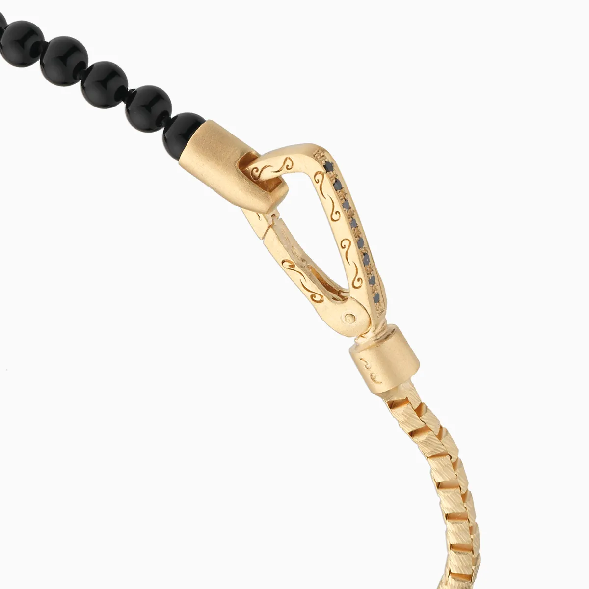 Ulysses Mini Bead Bracelet with Diamond Clasp