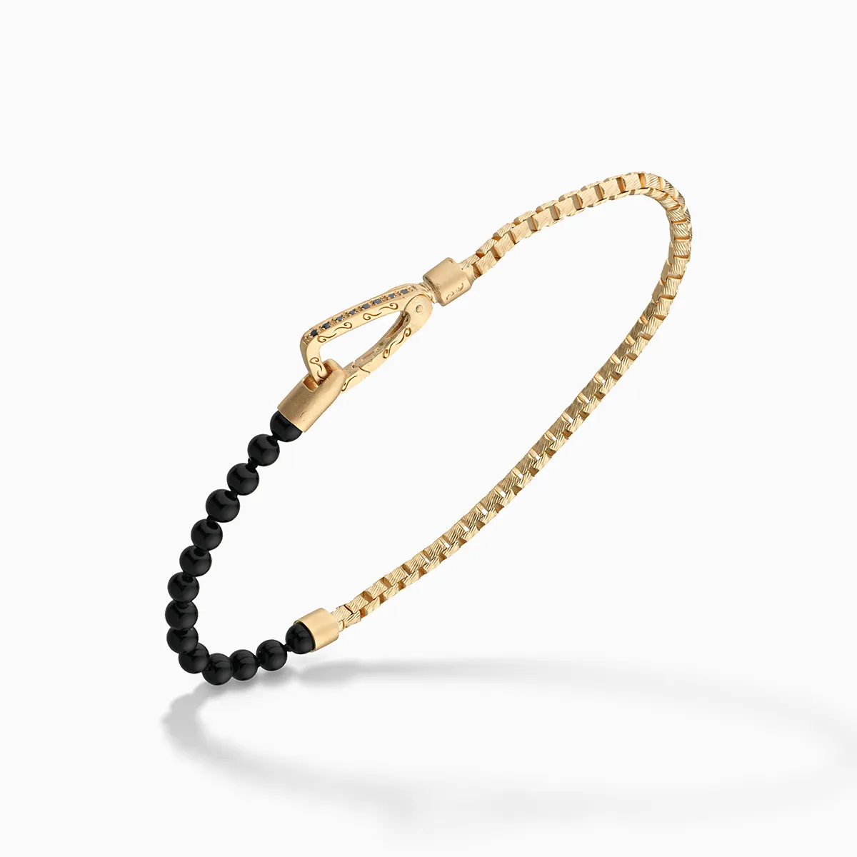Ulysses Mini Bead Bracelet with Diamond Clasp