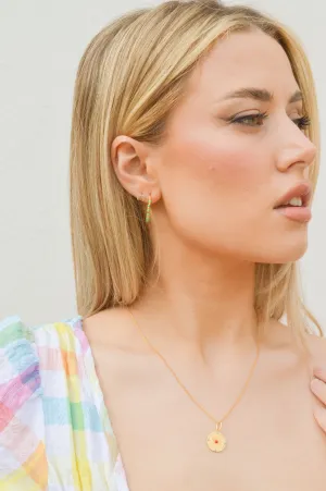 Une A Une Soleil Mini Medallion Necklace