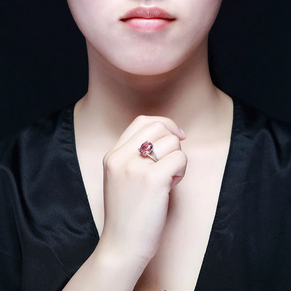 Zhen Fashion Engagement Ring - Gems