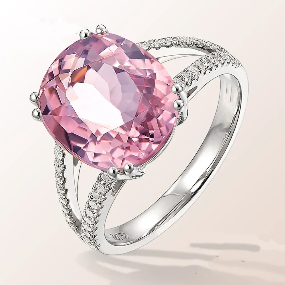 Zhen Fashion Engagement Ring - Gems